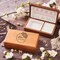 Personalized Wooden Jewelry Box, Women Travel Jewelry Box, Custom Engraved Jewelry Box, Wedding Jewelry Box, Bridal Gift Jewelry Box product 1